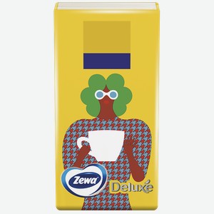 Платки носовые ZEWA® Делюкс Дизайн 3-слойные, 10шт.