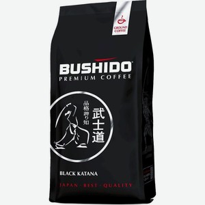 Кофе Bushido Black Katana 100% арабика молотый 227г, 227 г