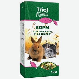 Корм Triol Криспи для шиншил и декоративных кроликов 500г, 500 г