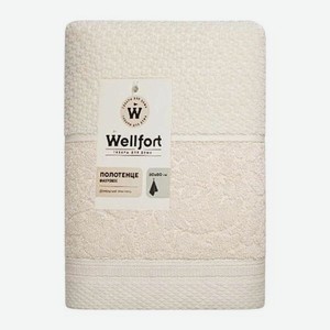 Махровое полотенце с бордюром 30*50см