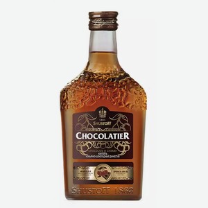 Коктейль коньячно-шоколадный ШУСТОВ ШОКОЛАТЬЕ ШОКОЛАД И ВИШНЯ 30% 0,25Л, 0,25