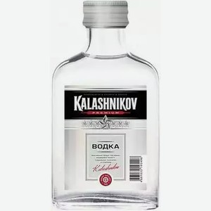 Водка Калашников Премиум 40% 0,1л, 0,1