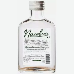 Водка Полевая 40% 0,1л, 0,1