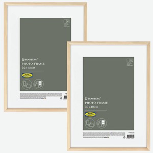 BRAUBERG Рамка небьющаяся Woodray, 1 шт