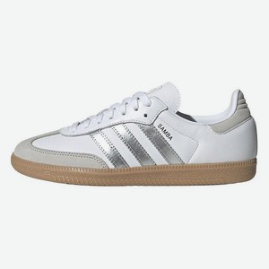 ADIDAS ORIGINAL Кроссовки Samba Og White Silver Metallic Grey Women s, Размер 41⅓