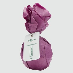 BALSCEN Бомбочка для ванны Слива и Кашемир, бурлящий шар, большая бомбочка, слива и кашемир