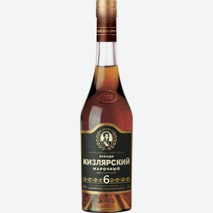 Бренди КИЗЛЯРСКИЙ Марочный алк.40%, Россия, 0.5 L
