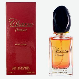 Туалетная вода для женщин Body Luxuries Charm Passion красный Китай, 25 мл