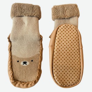 Носки детские InExtenso с подошвой бежевые, р.12/13-13/14