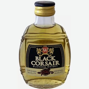 Виски российский купажированный БЛЭК КОРСАР 40% 0,1Л, 0,1
