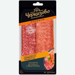Нарезка колбасная Черкизово Прошутто сервелетти сырокопченая 85 г