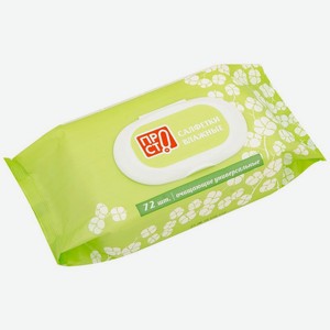 Салфетки влажные Просто универсальные 72 шт.