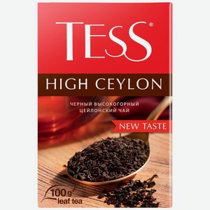 Чай черный Tess High Ceylon 100г, 100 г