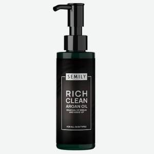 Гель-масло Semily Rich clean argan oil гидрофильное для умывания, 150мл, 150 мл