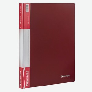 Папка 40 вкладышей BRAUBERG