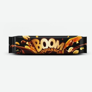 Батончик Boom Peanut с арахисом и карамелью