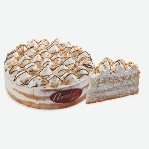 Торт воздушно-бисквитный «Фили-Бейкер» Пломбир Classic с ванильным кремом охлажденный, 720 г