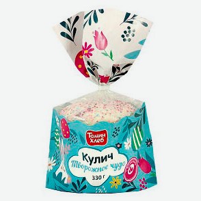 Кулич пасхальный «ТоминХлеб» Кекс Творожное чудо, 330 г