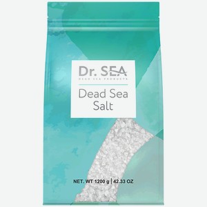 DR. SEA Соль Мертвого моря чистая, 1 шт.; 1200 г