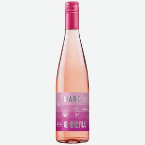 Вино Mare&Grill Vinho Verde Rose розовое, полусухое 750мл, 750 мл