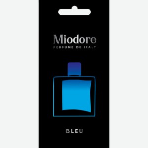 Ароматизатор воздуха MIODORE Bleu №8 мотив Bleu de Chanel, подвесной сухой