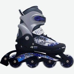 Коньки роликовые раздвижные для мальчика ACTIWELL р. 34–37, Арт. PW-117