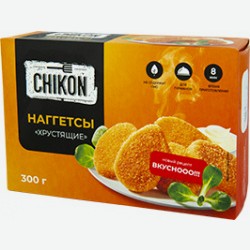 Наггетсы Хрустящие Чикон, В Панировке, 300 Г