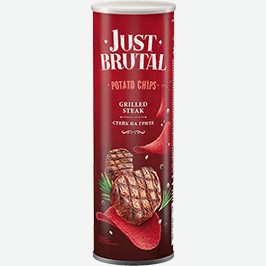 Чипсы Картофельные Джаст Брутал, В Ассортименте, 100 Г