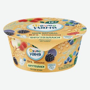 Десерт овсяный «ФрутоНяня» Фрутозлаки яблоко лесные ягоды с 12 мес., 140 г