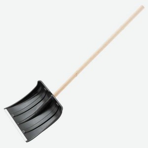 Лопата для уборки снега RUSSIA пластиковая, 350х350х1445 мм