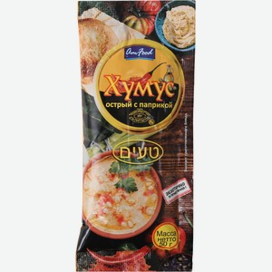 Хумус ТАЙНЫ ВОСТОКА острый с паприкой саше, Россия, 50 г