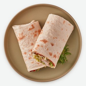 Шаурма с курицей помидором и огурцом Перекрёсток Select, 210г