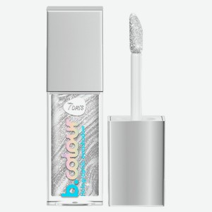 7DAYS Тени для век жидкие блестящие мерцающие B.COLOUR, 01 Crystal