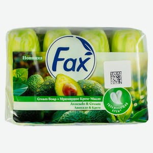Мыло туалетное FAX Авокадо-Крем 4*70г
