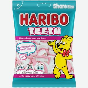 Жевательный мармелад с фруктовым вкусом Харибо Зубы