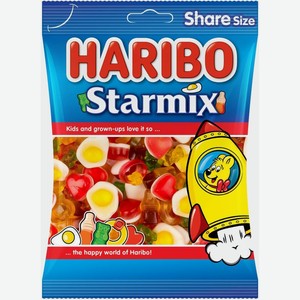 Жевательный мармелад со вкусом смеси фруктов и колы Харибо Стармикс