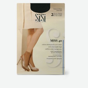 Носки женские SiSi Miss 40 den черные р. универсальный, 2 пары