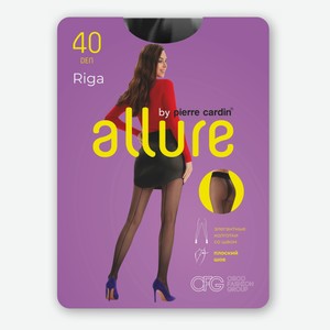 Колготки женские ALLURE RIGA 40 den черные, р. 2