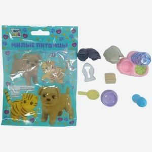 Игрушка Unic-Toys Милые питомцы для детей старше трех лет 7 предметов, 24 г