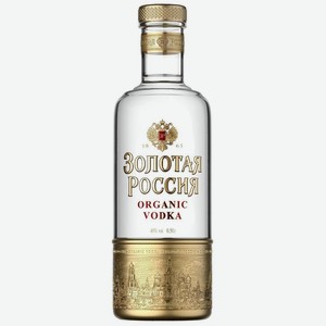 Водка Золотая Россия 40% 500мл, 500 мл