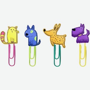 Скрепки с декором в ассортименте 4шт., 4 шт