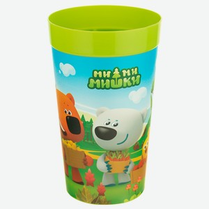Стакан детский  Ми-ми-мишки  с декором МИКС 380мл