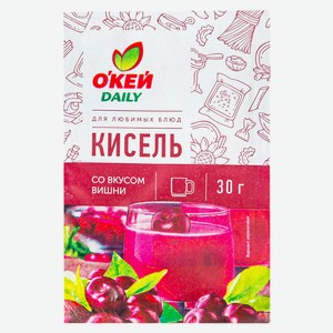 Кисель момент приг ТЧН!/О КЕЙ DAILY вишня 30г