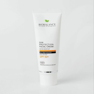 BIOBALANCE Водостойкий солнцезащитный крем для лица SUN PROTECTION CREAM SPF 50+, 1 шт.