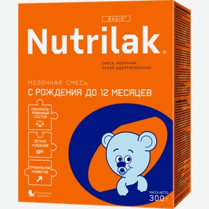 Смесь молочная Nutrilak 0-12месяцев 300г