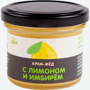 Крем-мёд Медовый Дом с лимоном и имбирём 120г