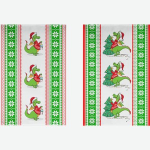 Полотенце вафельное 35*60см Символ года