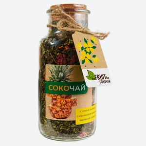 Чай зеленый beFRUITbe Сокочай ананас-малина-мята, 130 г