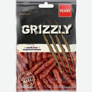 Колбаски Ремит Grizzly сырокопченая 40г