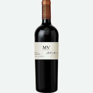 Вино Mendoza Vineyards Malbec Reserve красное сухое 13% 0.75л, 750 мл